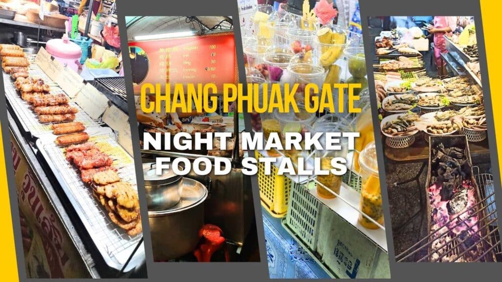 Chang Phuak Gate Night Market Food Stalls