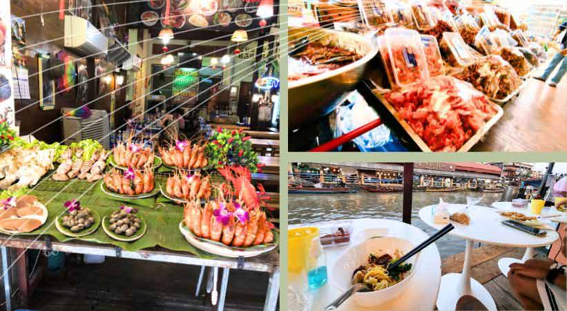 Amphawa Floating Market food