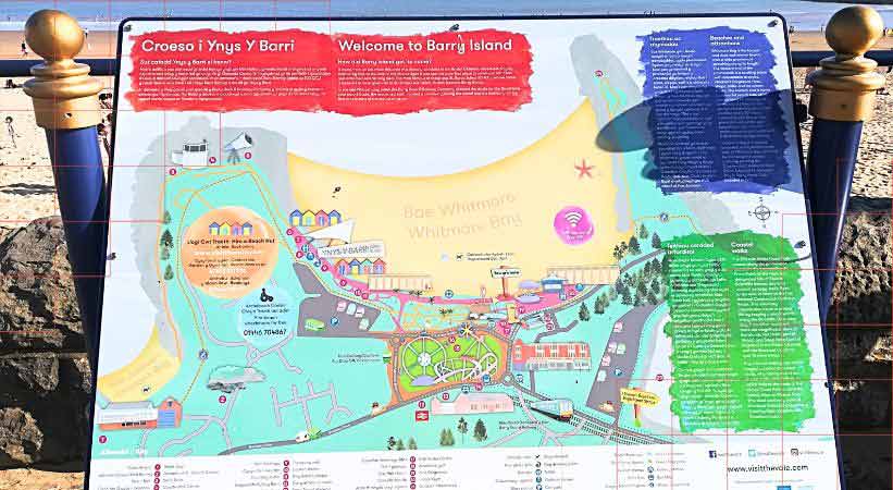 Barry Island Beach Map