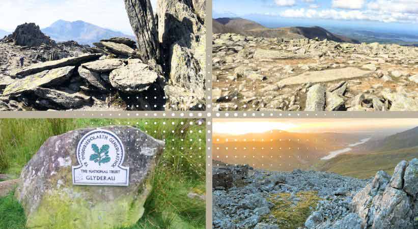 Glyder Fawr mountain peaks