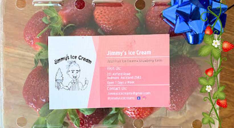 Jimmy’s Ice Cream & Strawberries