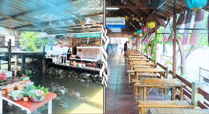 Taling Chan Floating Market food stall