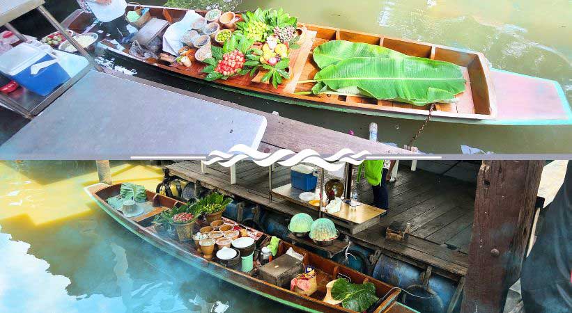 Taling Chan Floating Market Photo