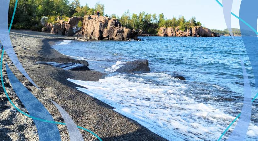 Black Sand Beach MN Image