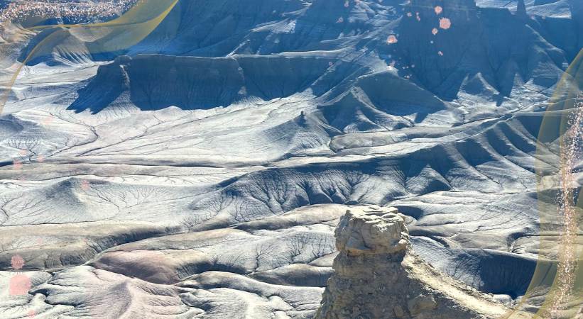 beauty of moonscape overlook