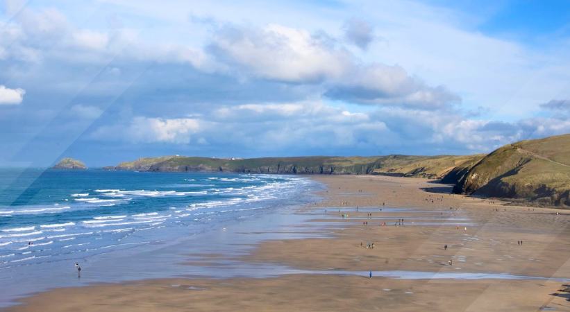 perranporth beach image