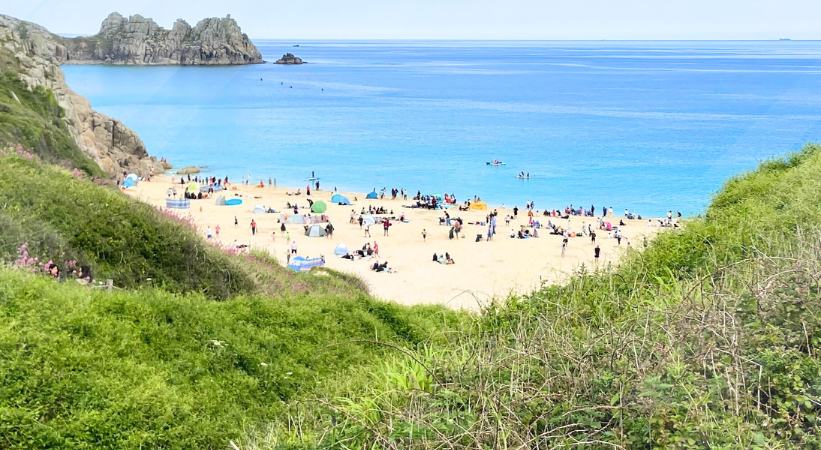 Porthcurno Beach