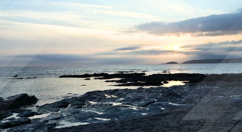 sunsets at Downderry Beach