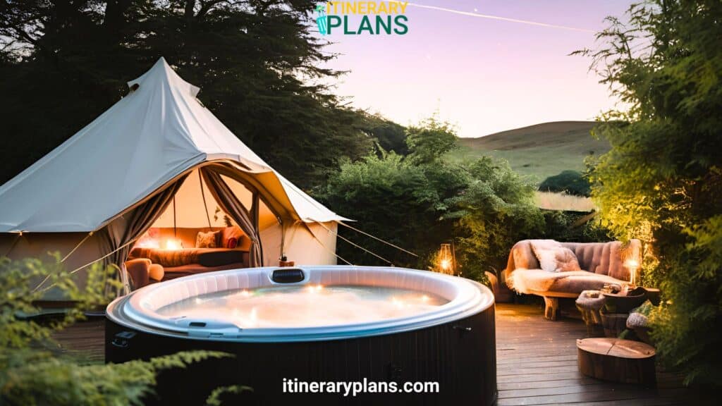 North Wales Glamping with hot tub