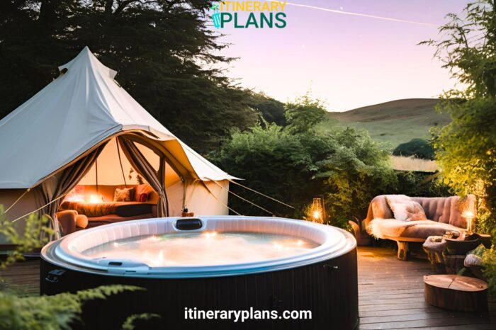 North Wales Glamping with Hot Tub