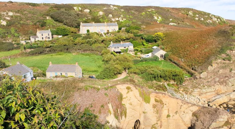 Porthgwarra Beach Top View