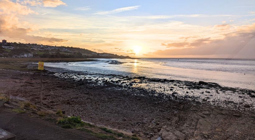 Portishead Beach Sunset