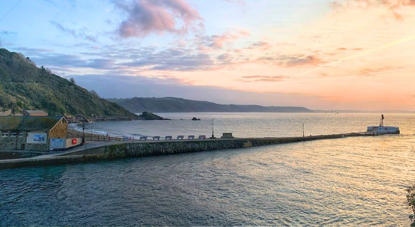 East Looe Beach Sunset