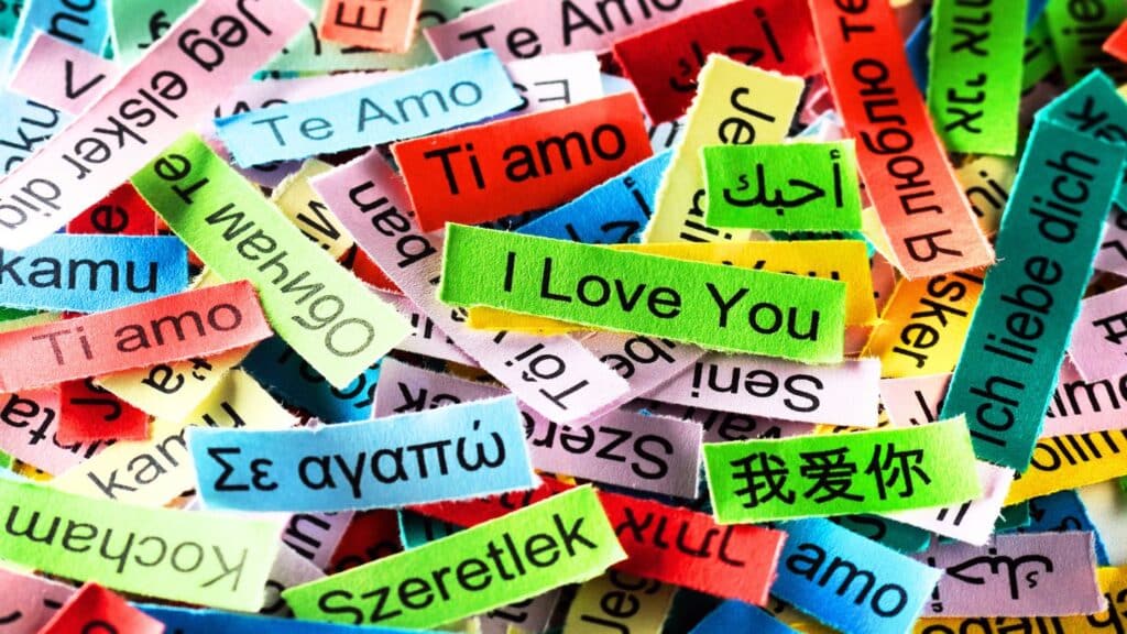 I love you in 100 languages