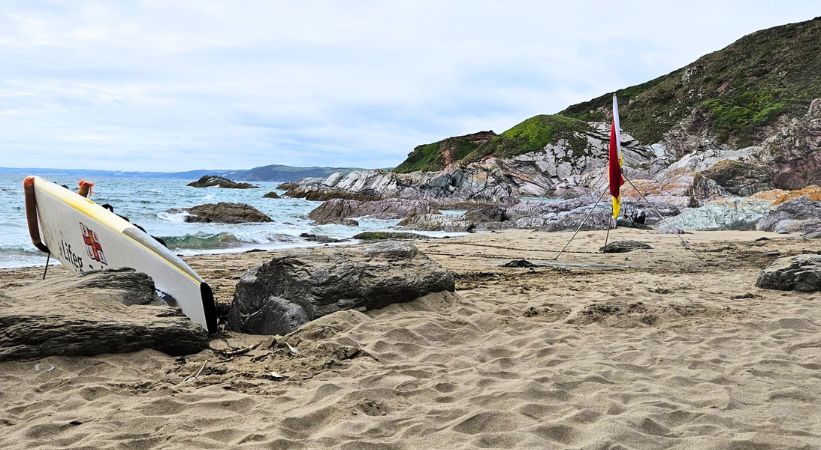 Sharrow Beach Cornwall