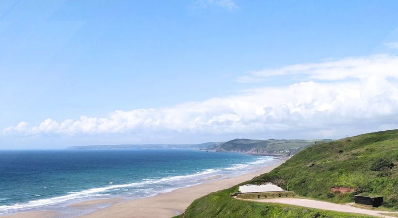 Tregantle Beach Cornwall Image