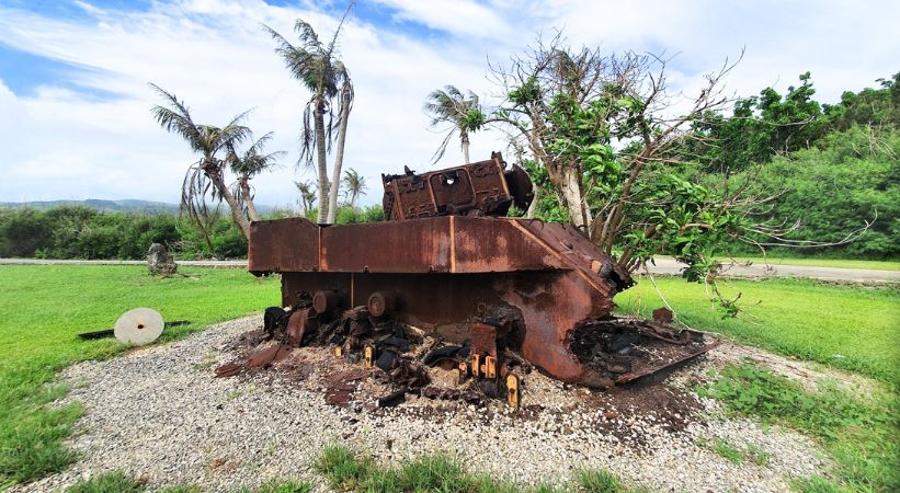 USA Tank Beside LaoLao Bay Golf & Resort