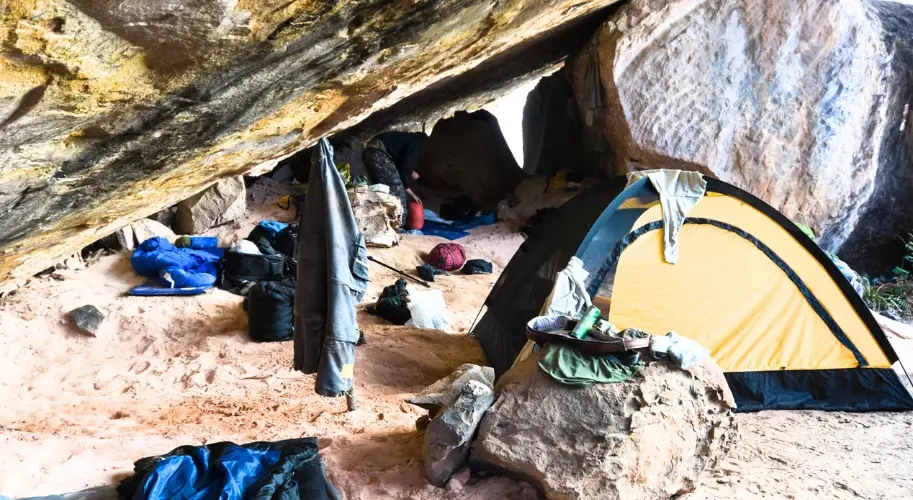 Cave Camping