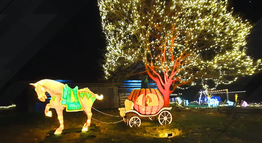 Country Heritage Park Christmas lights