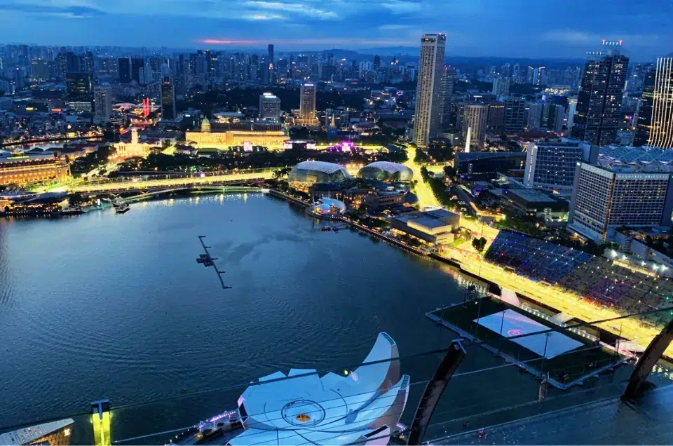 Wonderful View from Marina Bay Sands