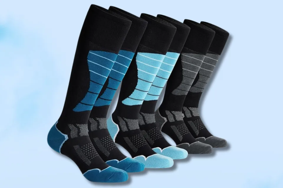 Cs Celersport 2 3 4 Pack Ski Socks for Men and Women Skiing