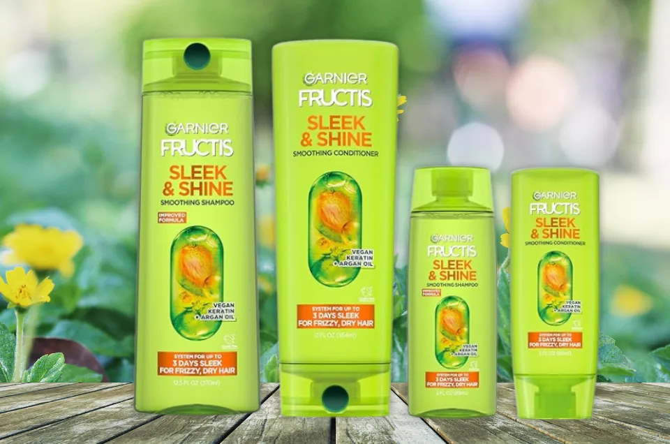 Garnier Fructis Sleek & Shine Full + Travel Size Shampoo