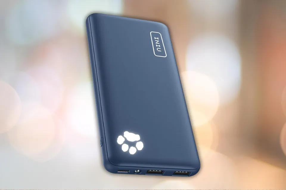 INIU Portable Charger, Slimmest 10000mAh 5V 3A Power Bank