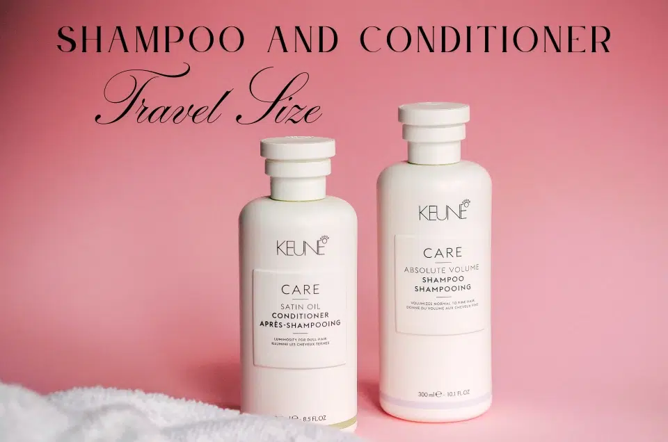 Travel Size Shampoo and Conditioner