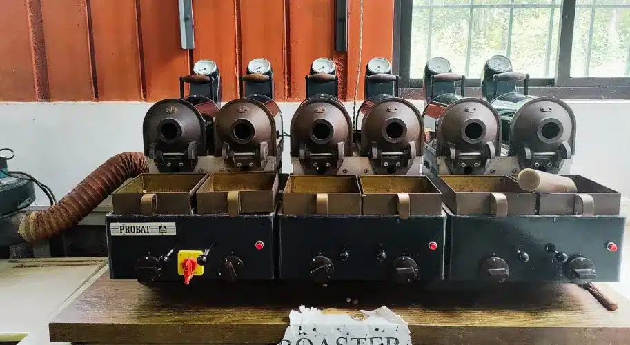Coffee Production Machine on Coffee Museum