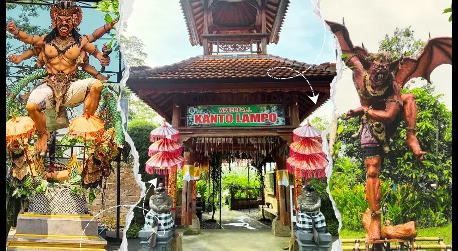 Kanto Lampo Waterfall, Ubud, Gianyar Regency, Bali, Indonesia