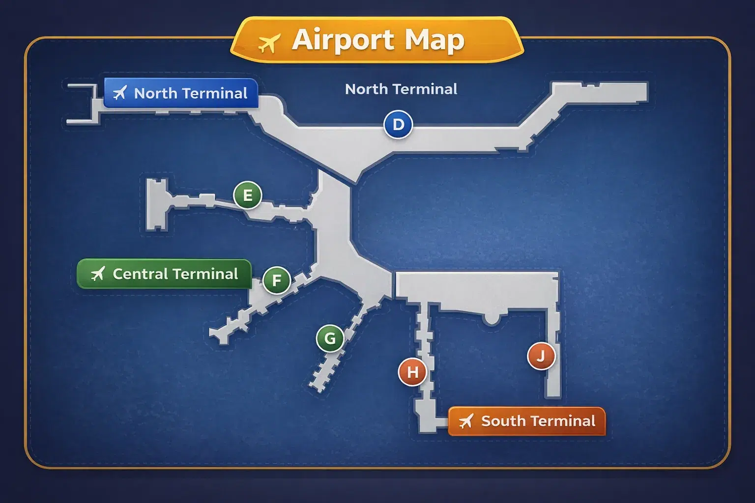 Miami International Airport Terminal Map
