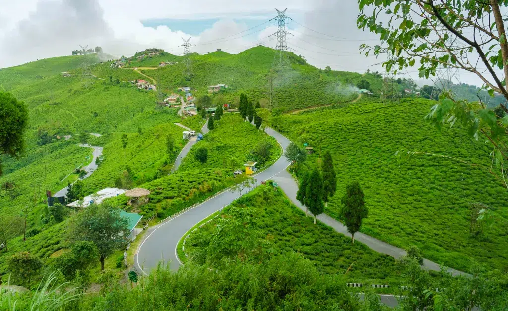 Beautiful hill station in South India